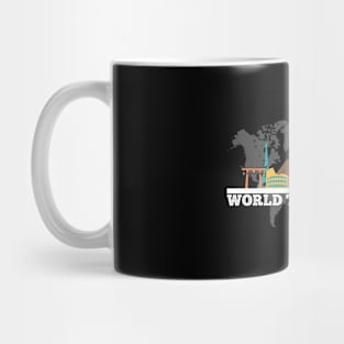 World Tourism Day - Take The Map & Travel With Your Buddies Mug